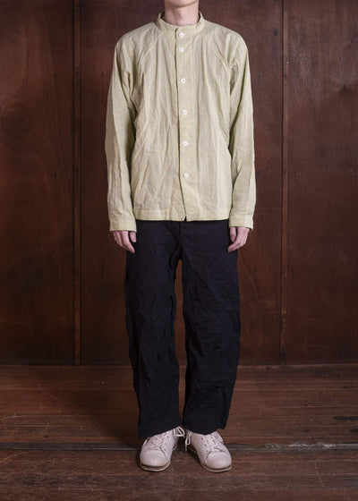 unkruid atelier shirt green garden shijira-ori