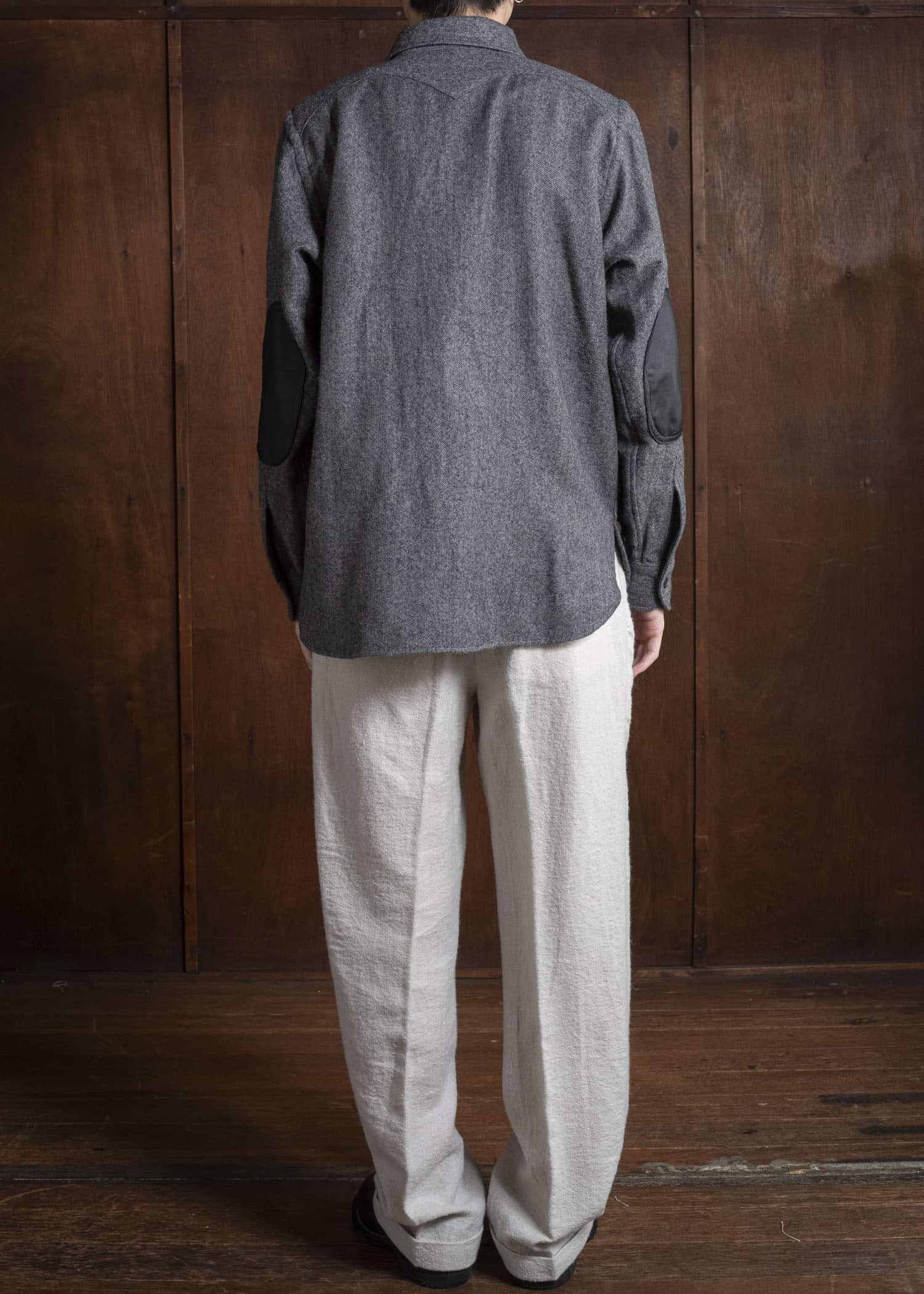 Taiga Takahashi Lot.116 Long-Point Collar Sports Shirts CHARCOAL