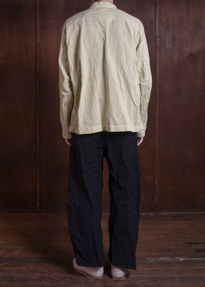 unkruid atelier shirt green garden shijira-ori