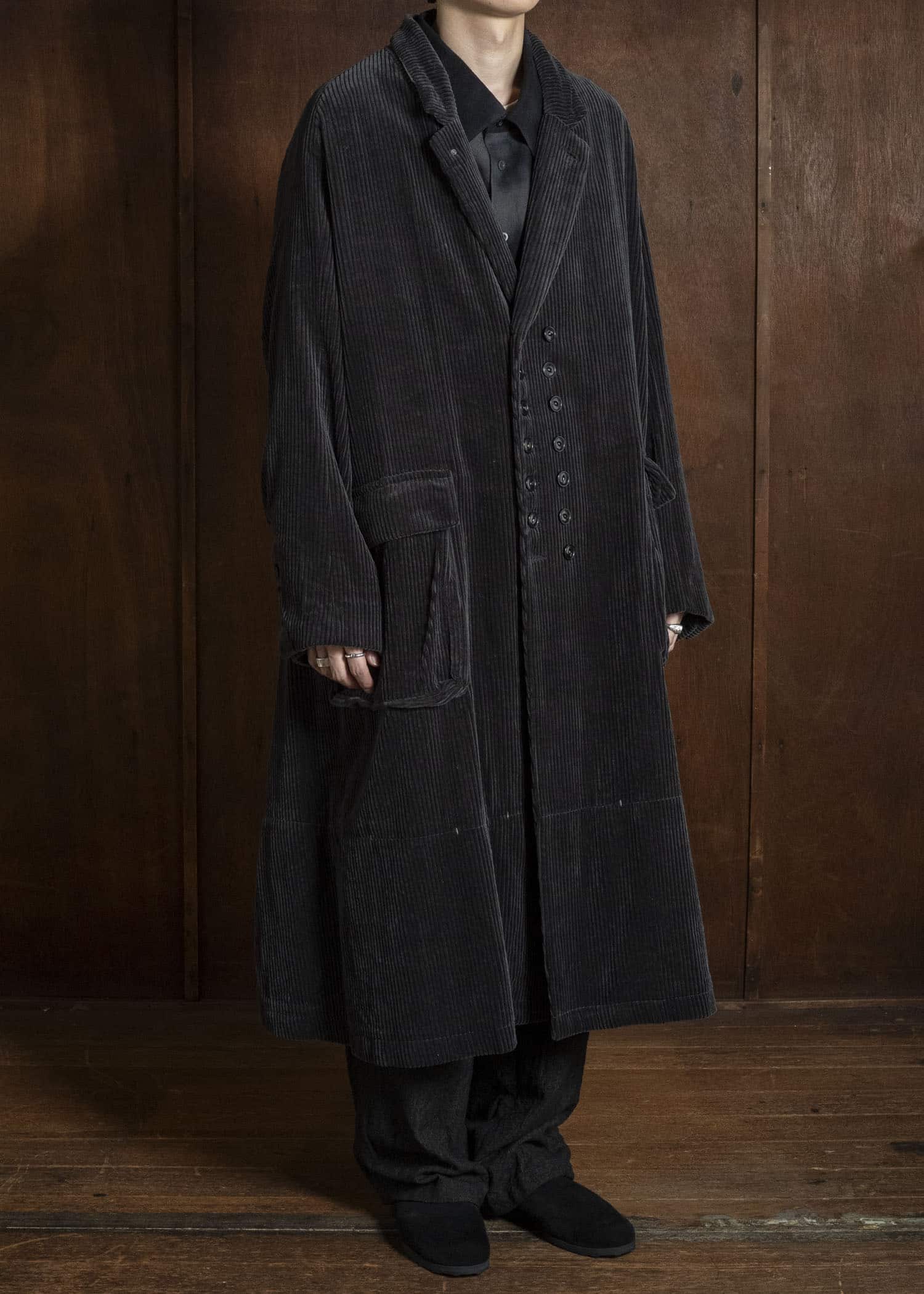 KLASICA 26F-WCT-D78 DOMA -cd Unconstructed Double Breastd Coat Iron
