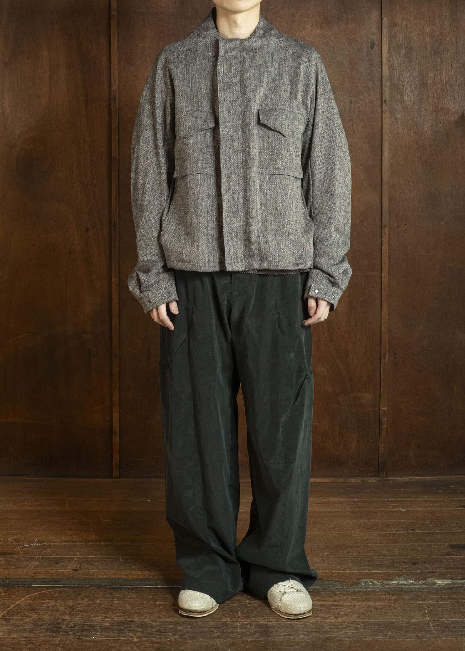 OPPOSE DUALITY OD1007JKT-26SS M-65 Short Linen Brown