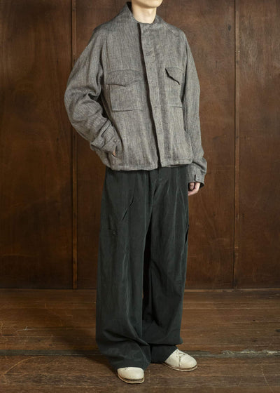 OPPOSE DUALITY OD1007JKT-26SS M-65 Short Linen Brown