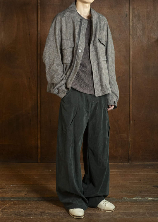 OPPOSE DUALITY OD1007JKT-26SS M-65 Short Linen Brown