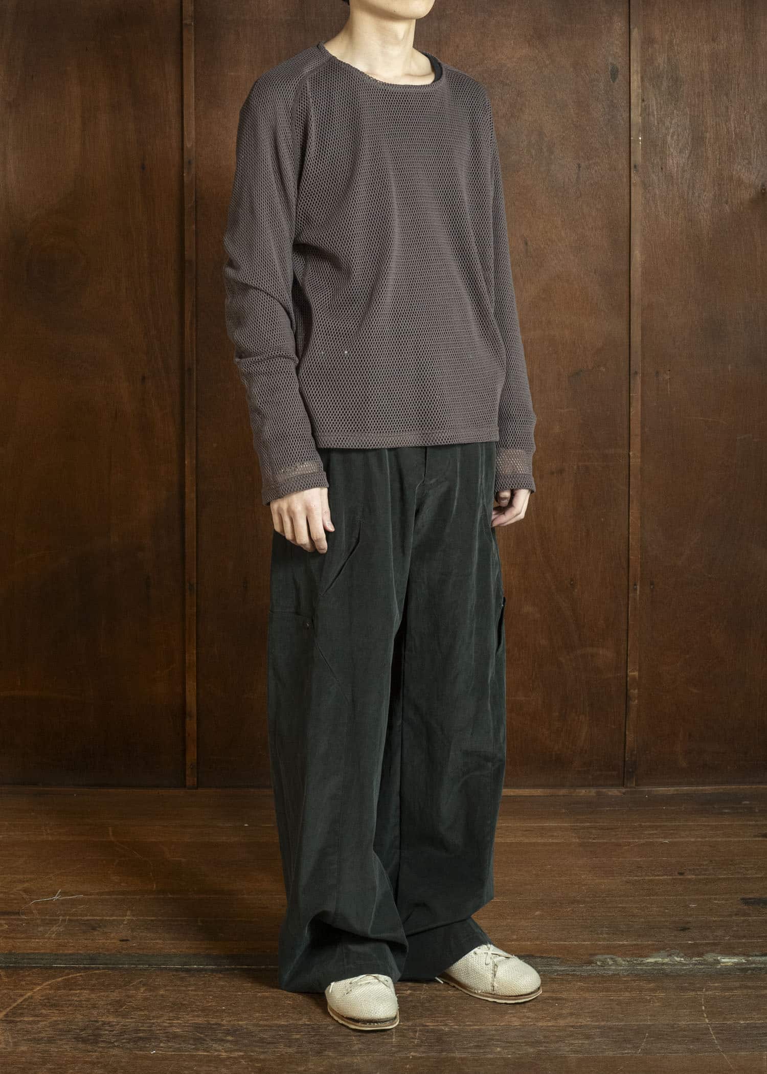 OPPOSE DUALITY OD4015CAS-26SS Long Sleeve T-Shirts Mesh Brown