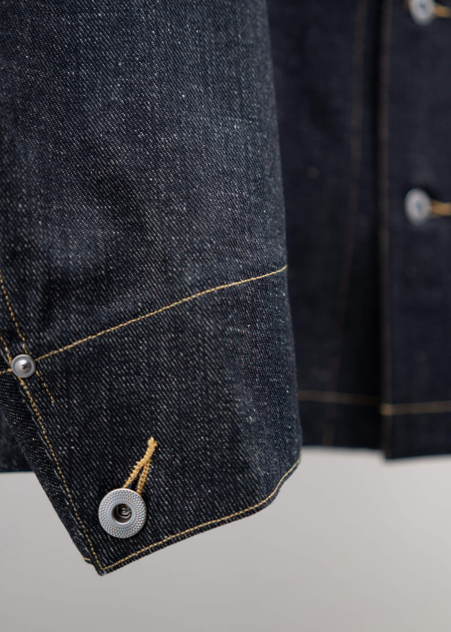 Taiga Takahashi LOT.706 STAND COLLAR DENIM JACKET RAW INDIGO