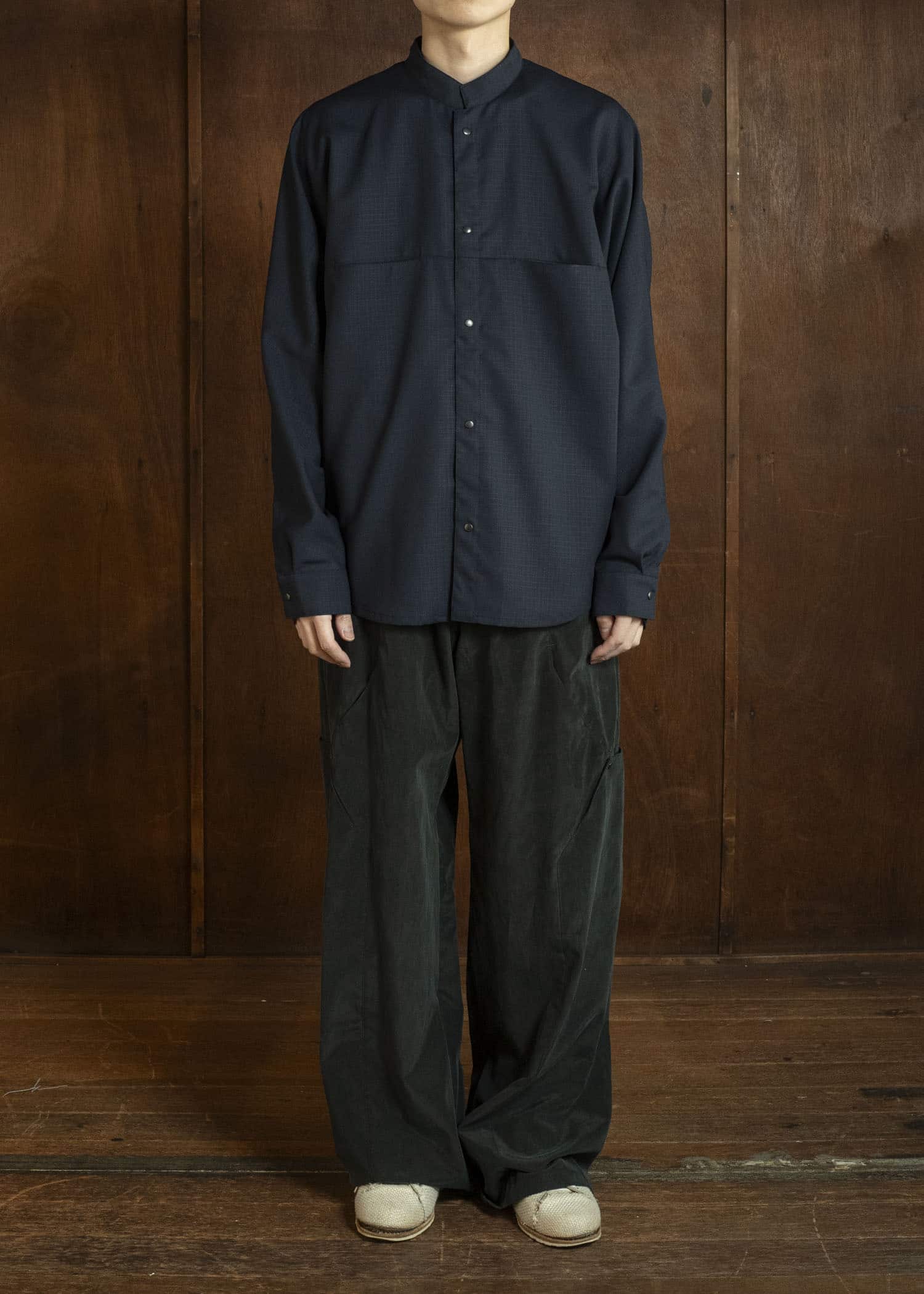 OPPOSE DUALITY OD2004SHT-26SS Mackinaw Shirts Wool Black