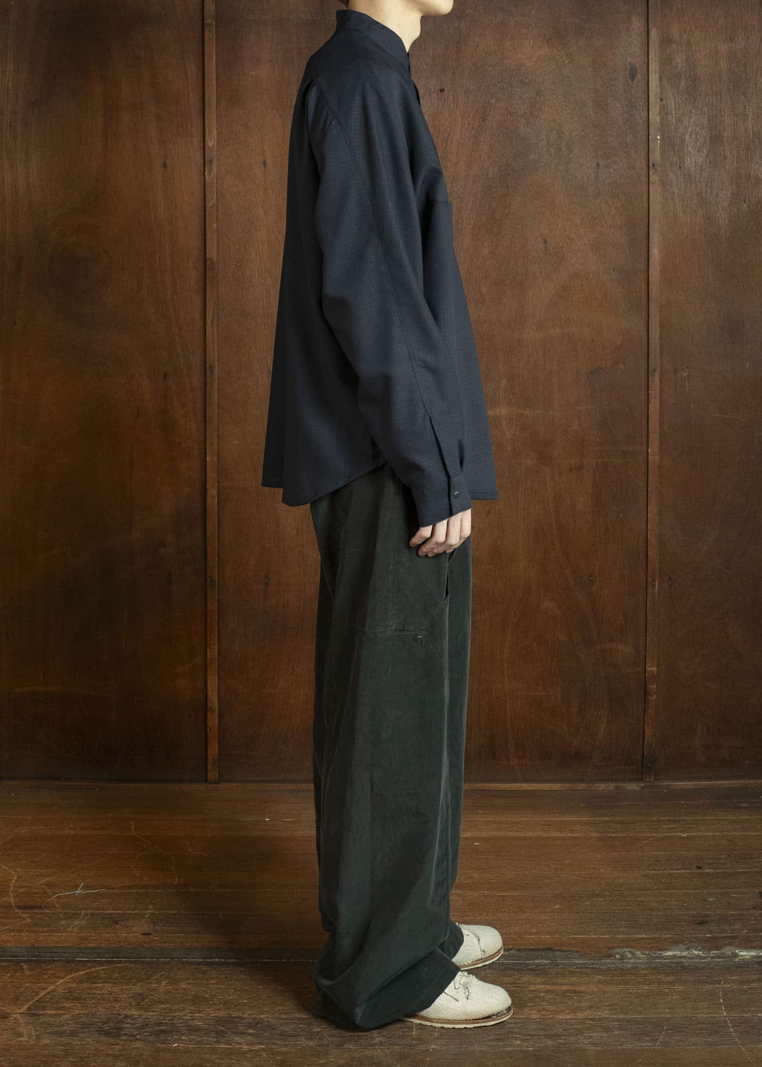 OPPOSE DUALITY OD2004SHT-26SS Mackinaw Shirts Wool Black