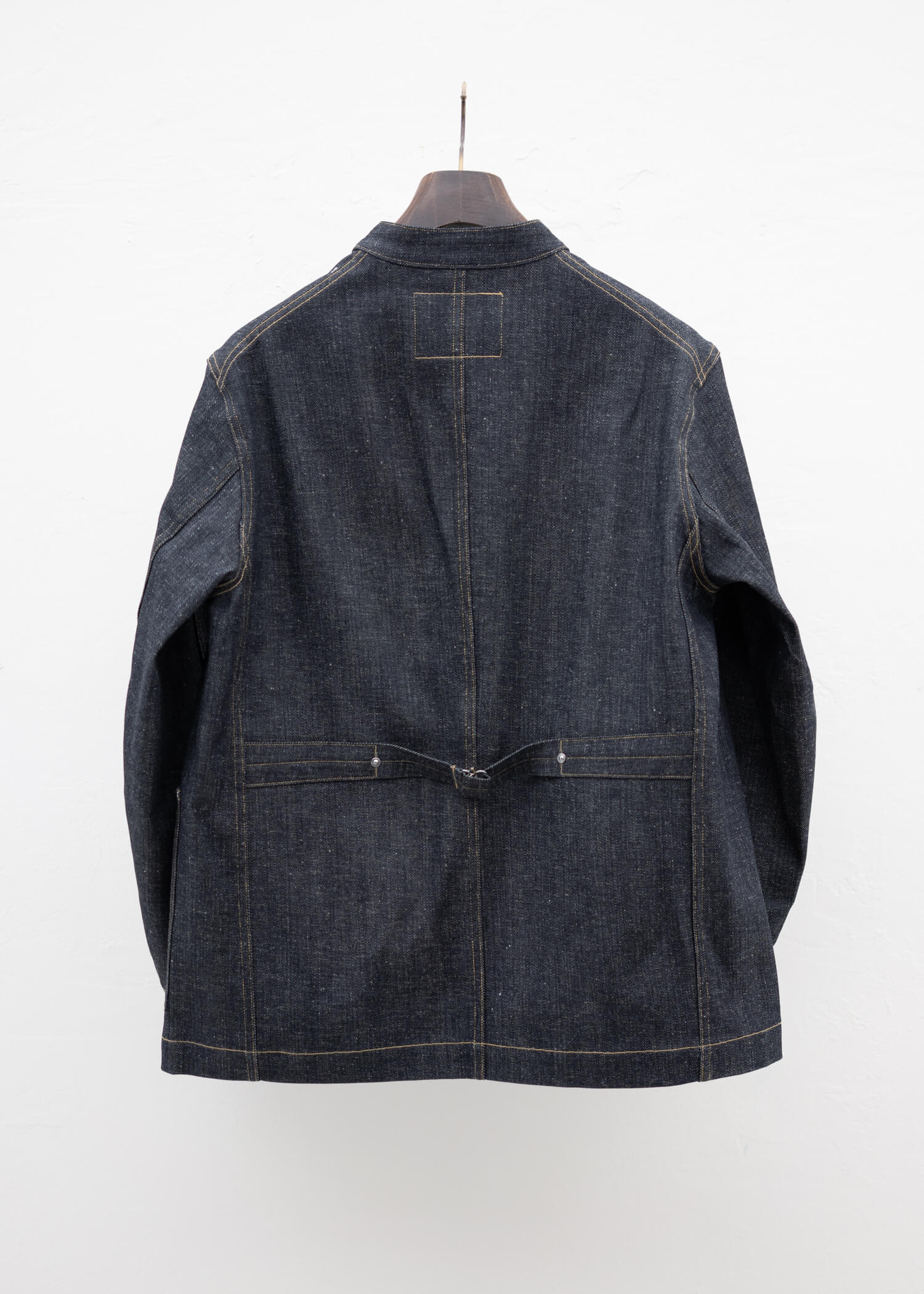 Taiga Takahashi LOT.706 STAND COLLAR DENIM JACKET RAW INDIGO