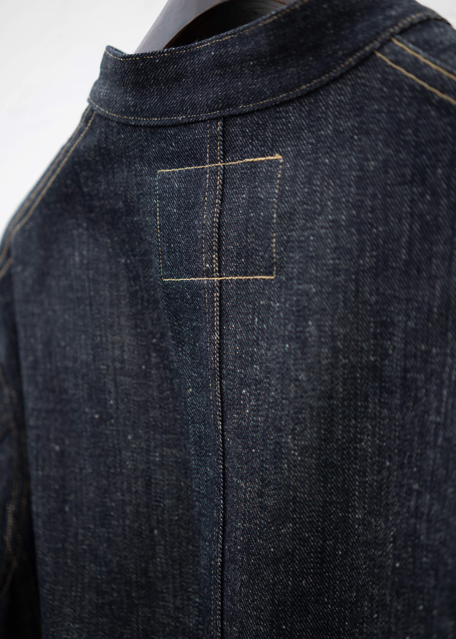 Taiga Takahashi LOT.706 STAND COLLAR DENIM JACKET RAW INDIGO