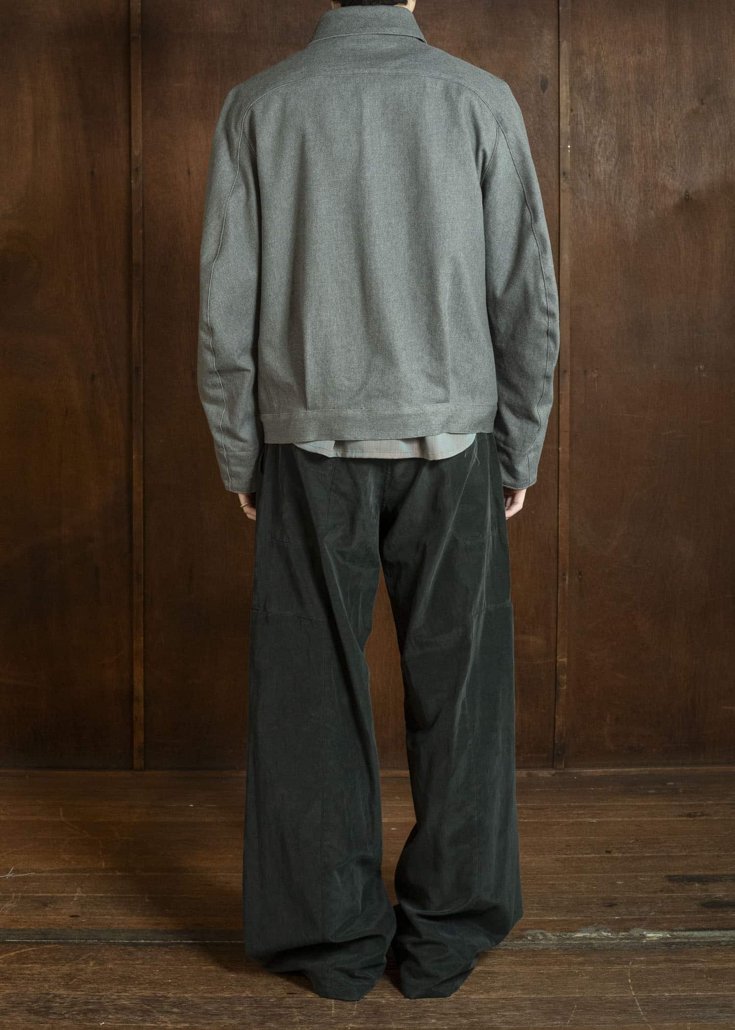 OPPOSE DUALITY OD1001JKT-26SS 6 Pocket Panel Denim Jacket Gray