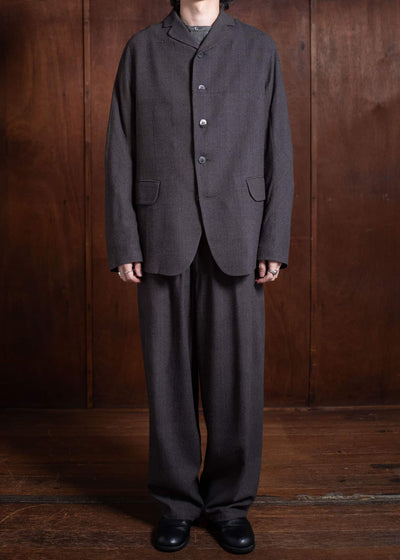 Jurgen Lehl Elinoil Silk Pants 99 Dark Brown J0544FPM871