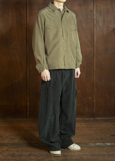 OPPOSE DUALITY OD2001SHT-26SS CXC Panel Shirts Dark Green