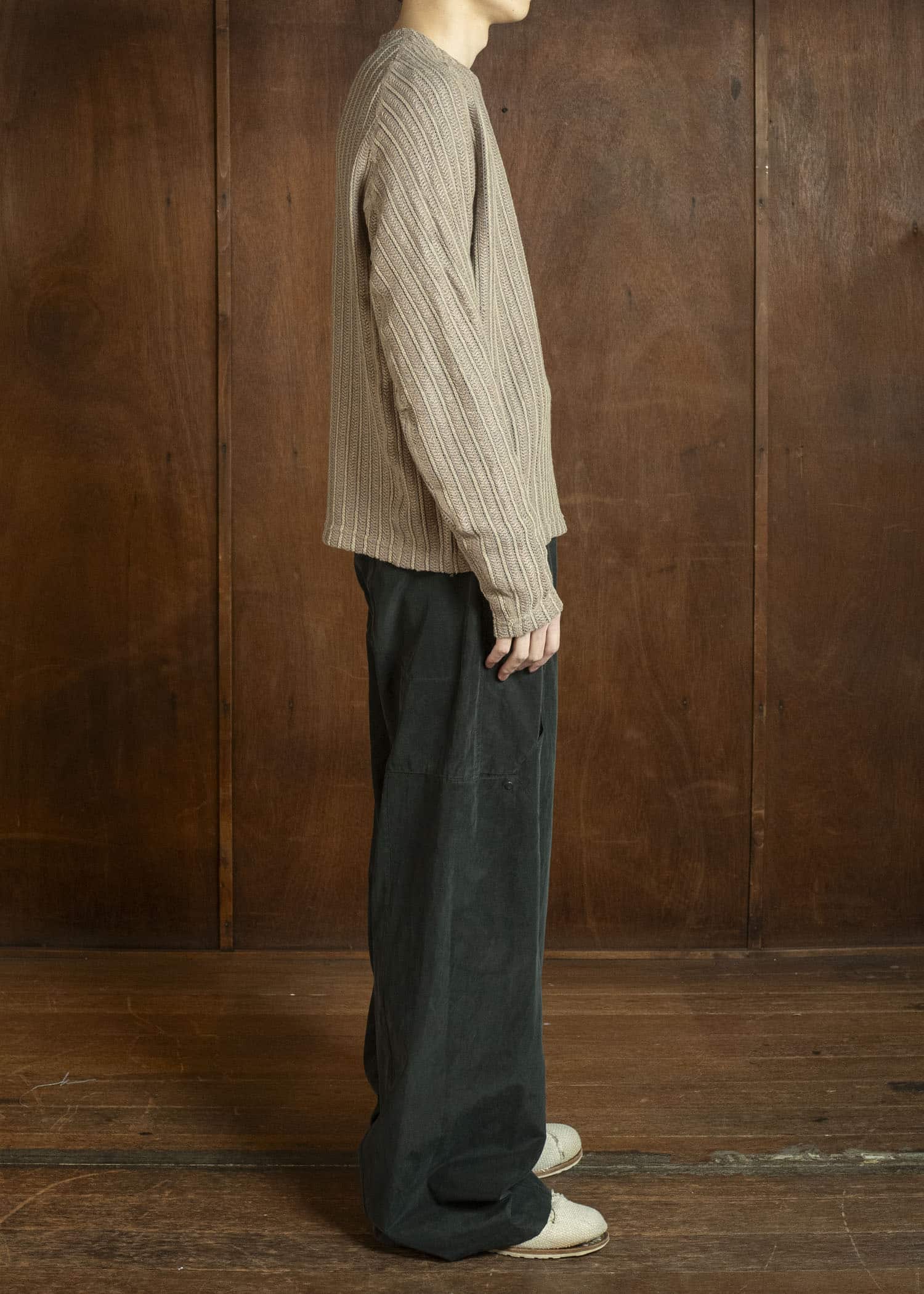 OPPOSE DUALITY OD4016CAS-26SS Long Sleeve T-Shirts Wave Beige
