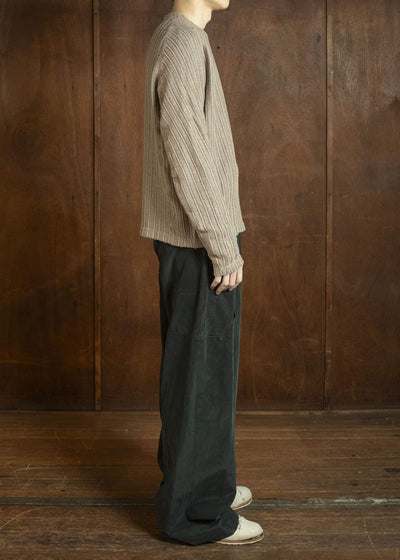 OPPOSE DUALITY OD4016CAS-26SS Long Sleeve T-Shirts Wave Beige