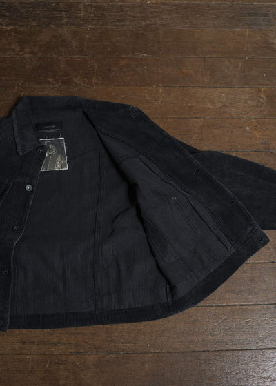 Professor.E AGED CORDUROY JKT AGED BLACK 25FW-PE-JKT-08