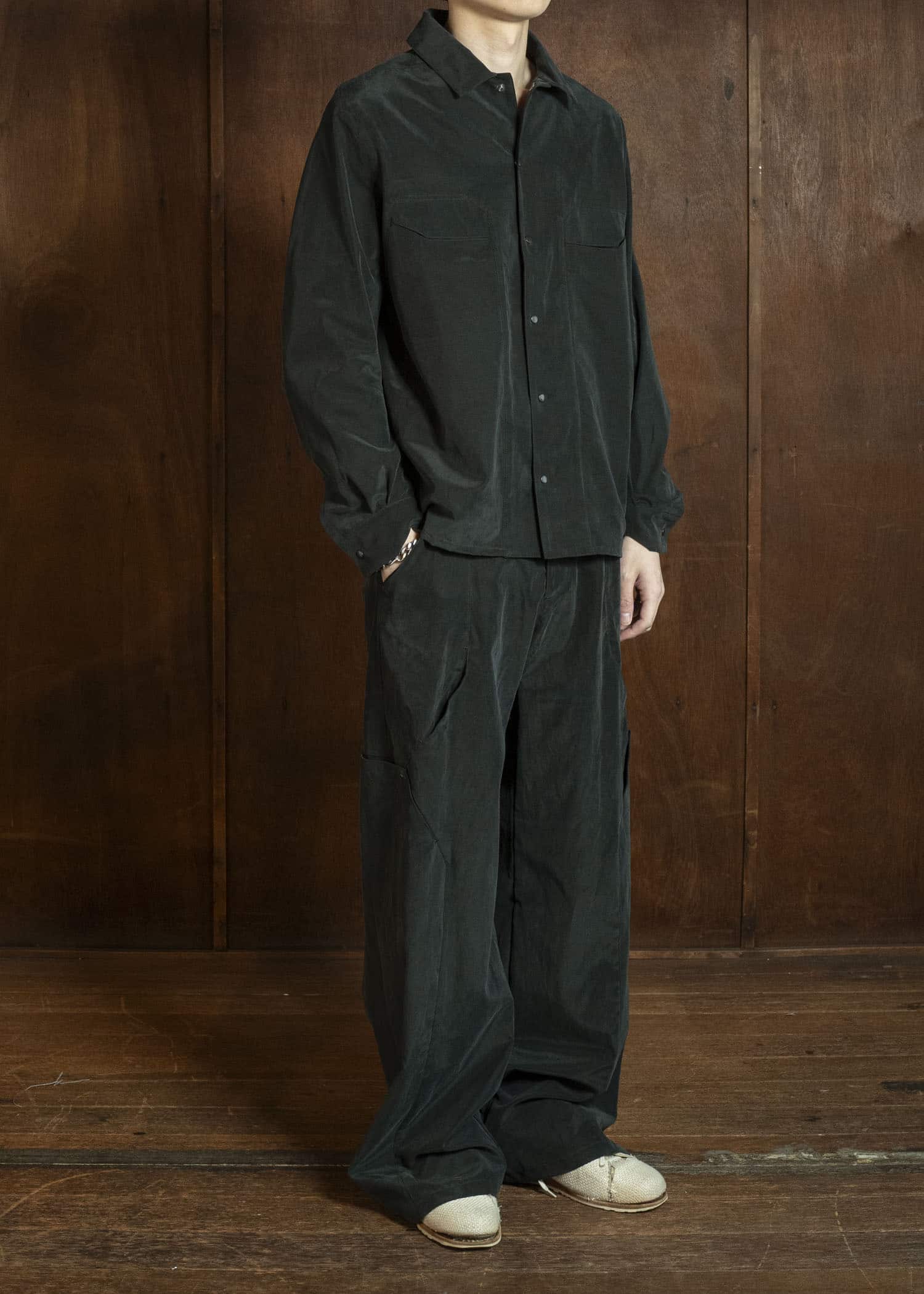 OPPOSE DUALITY OD2001SHT-26SS CXC Panel Shirts Black