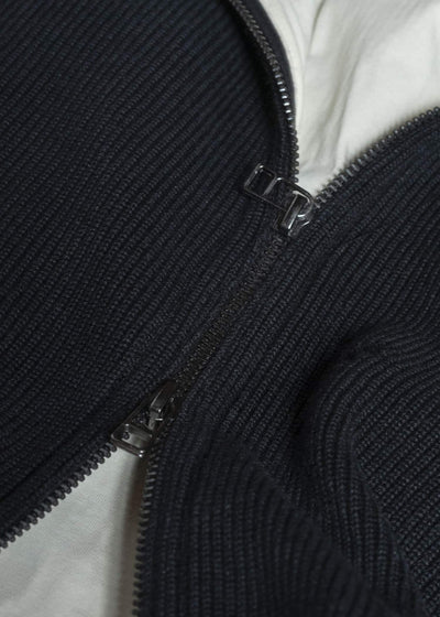 Professor.E DESTROYED KNIT JACKET BLACK 25FW-PE-KT-01