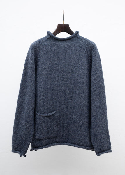 XENIA TELUNTS FISHERMAN SWEATER"""" CHARCOAL