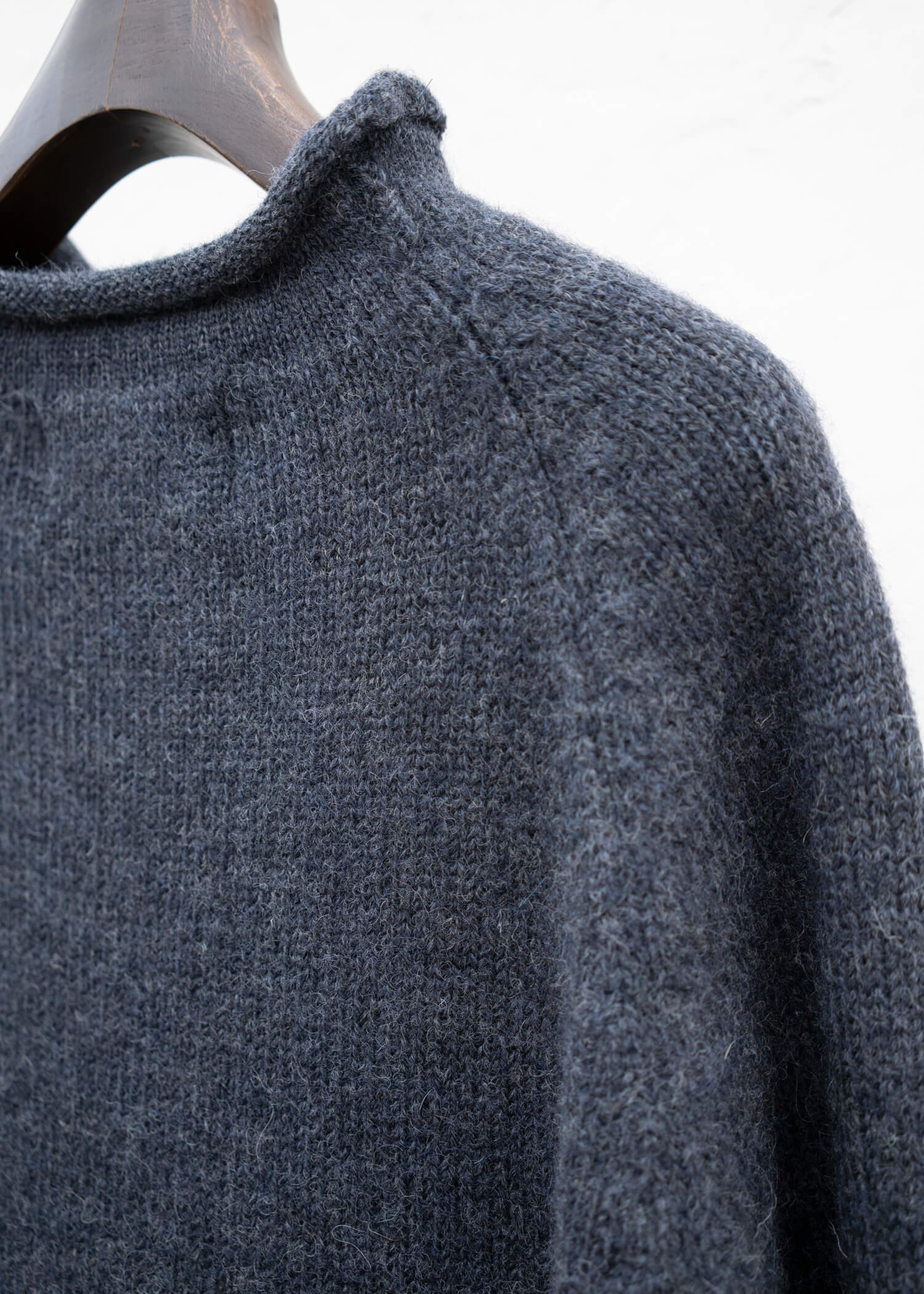 XENIA TELUNTS FISHERMAN SWEATER"" CHARCOAL