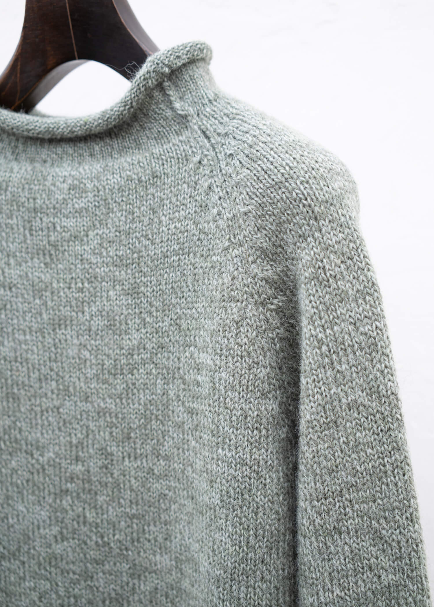 XENIA TELUNTS FISHERMAN SWEATER"" SAGE