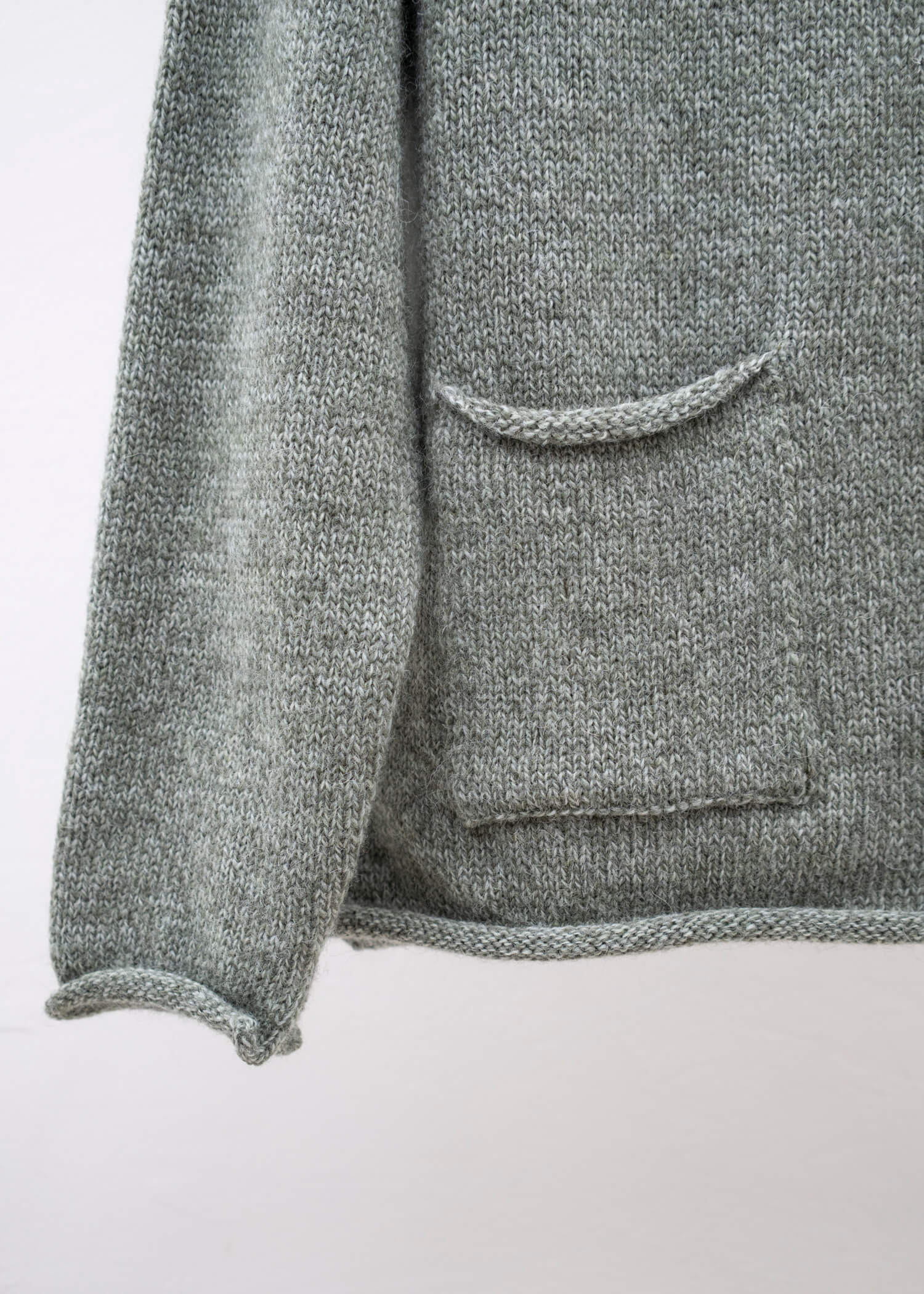 XENIA TELUNTS FISHERMAN SWEATER"" SAGE