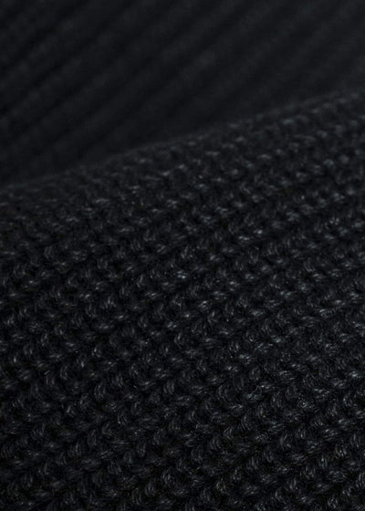 Professor.E DOUBLED BREASTED AGED KNIT BLACK 25FW-PE-KT-02