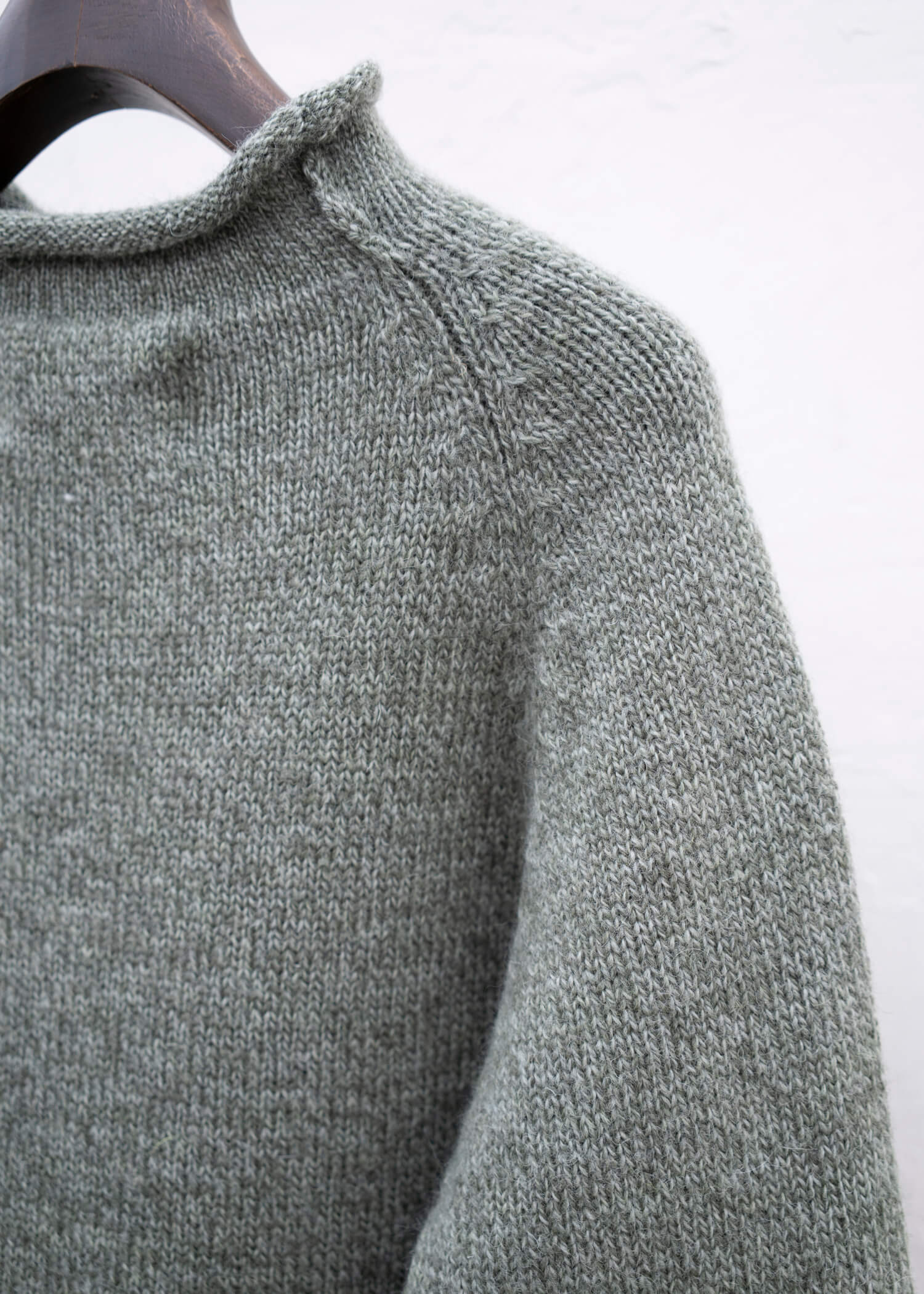 XENIA TELUNTS FISHERMAN SWEATER"" SAGE