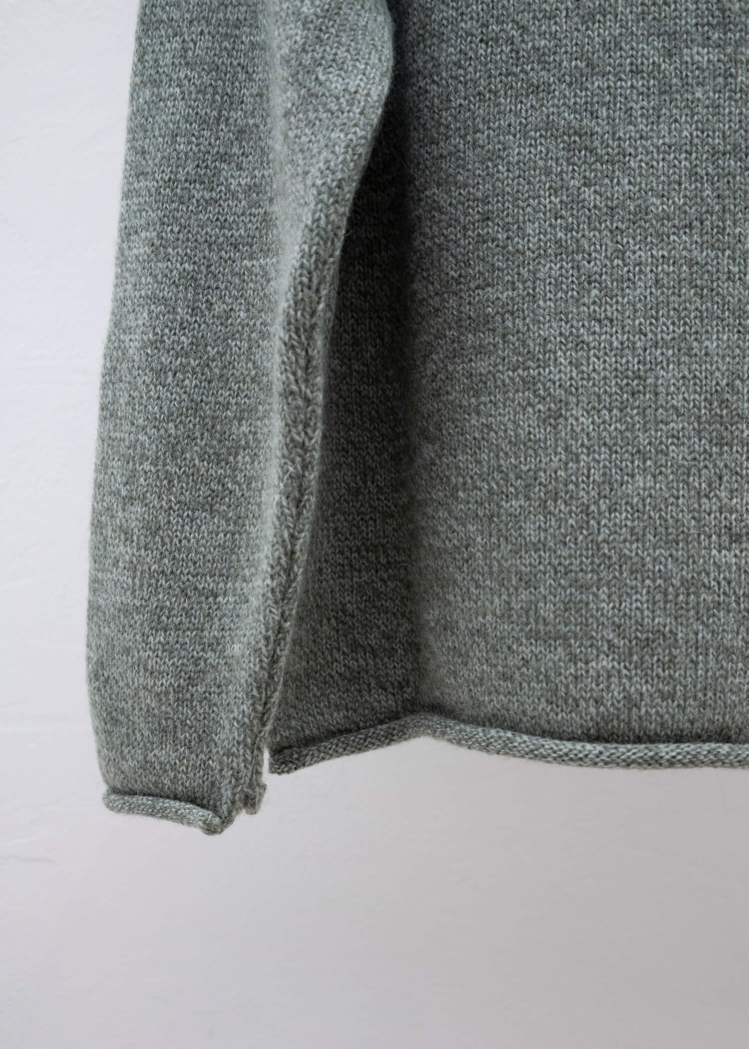 XENIA TELUNTS FISHERMAN SWEATER"" SAGE