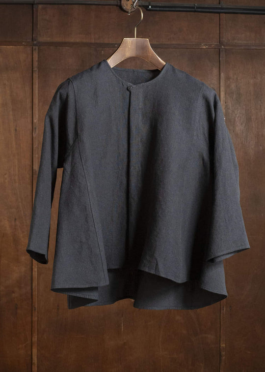 Jurgen Lehl J0162FB 501 麻ちぢみ レディスブラウス