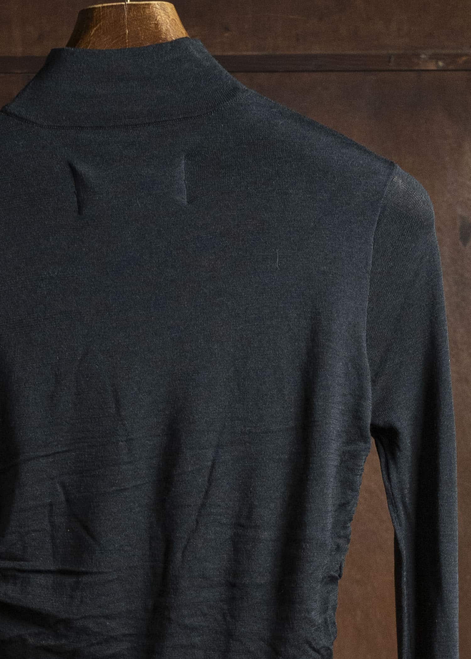 Professor.E GATHERED KNIT DRESS BLACK 25FW-WN-KT-04