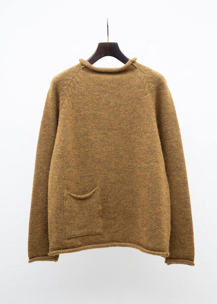 XENIA TELUNTS FISHERMAN SWEATER"" BURNT ORANGE