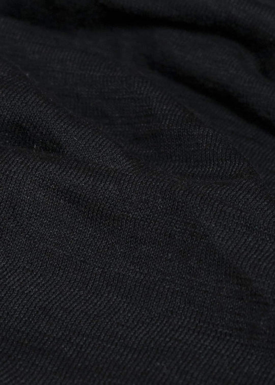 Professor.E GATHERED KNIT DRESS BLACK 25FW-WN-KT-04