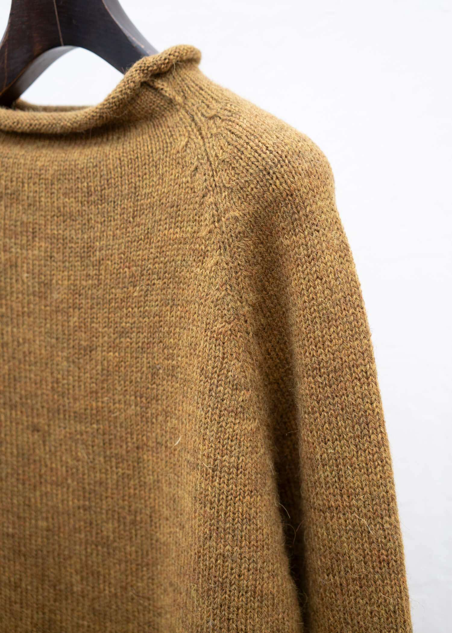 XENIA TELUNTS FISHERMAN SWEATER"" BURNT ORANGE