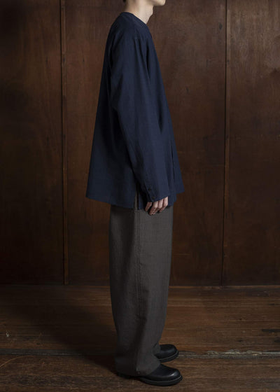 Jurgen Lehl Mugwort Overdyed Shirt Navy J0552FBM882-39