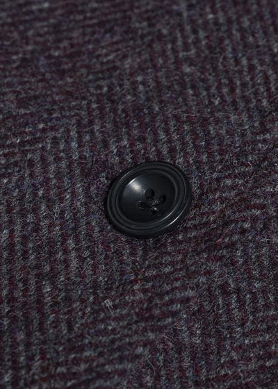 Professor.E WOOL COAT BURGUNDY 25FW-WN-FM-09