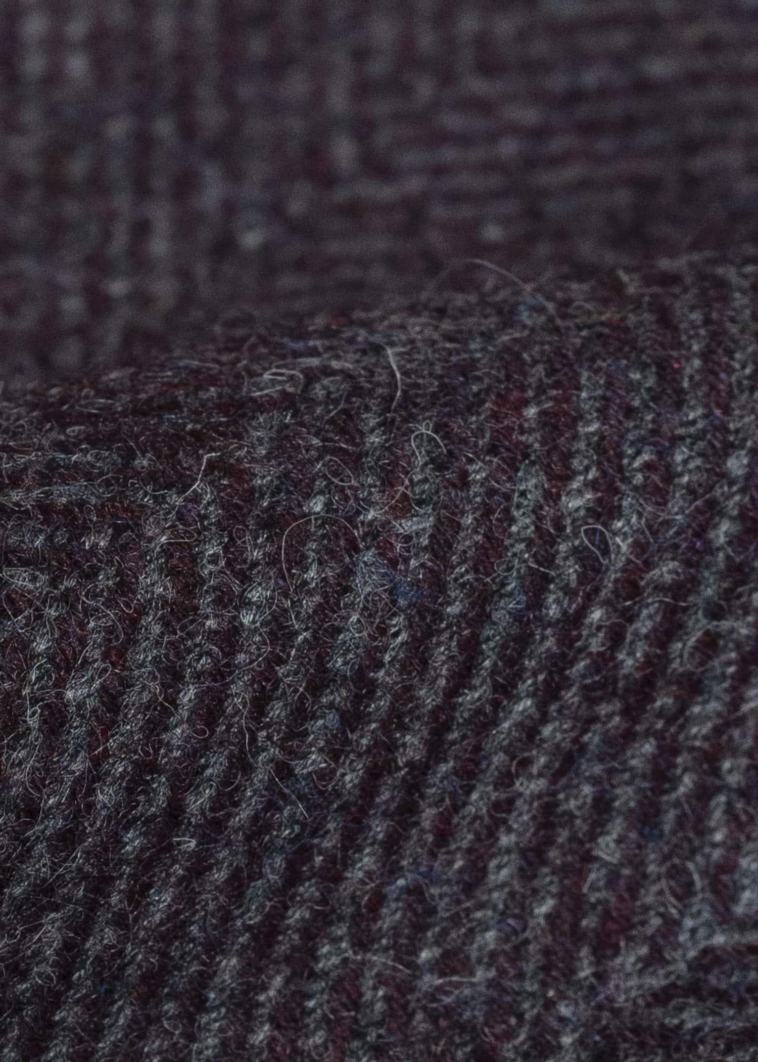 Professor.E WOOL COAT BURGUNDY 25FW-WN-FM-09