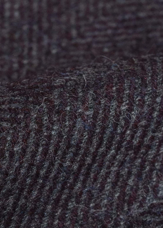 Professor.E WOOL COAT BURGUNDY 25FW-WN-FM-09