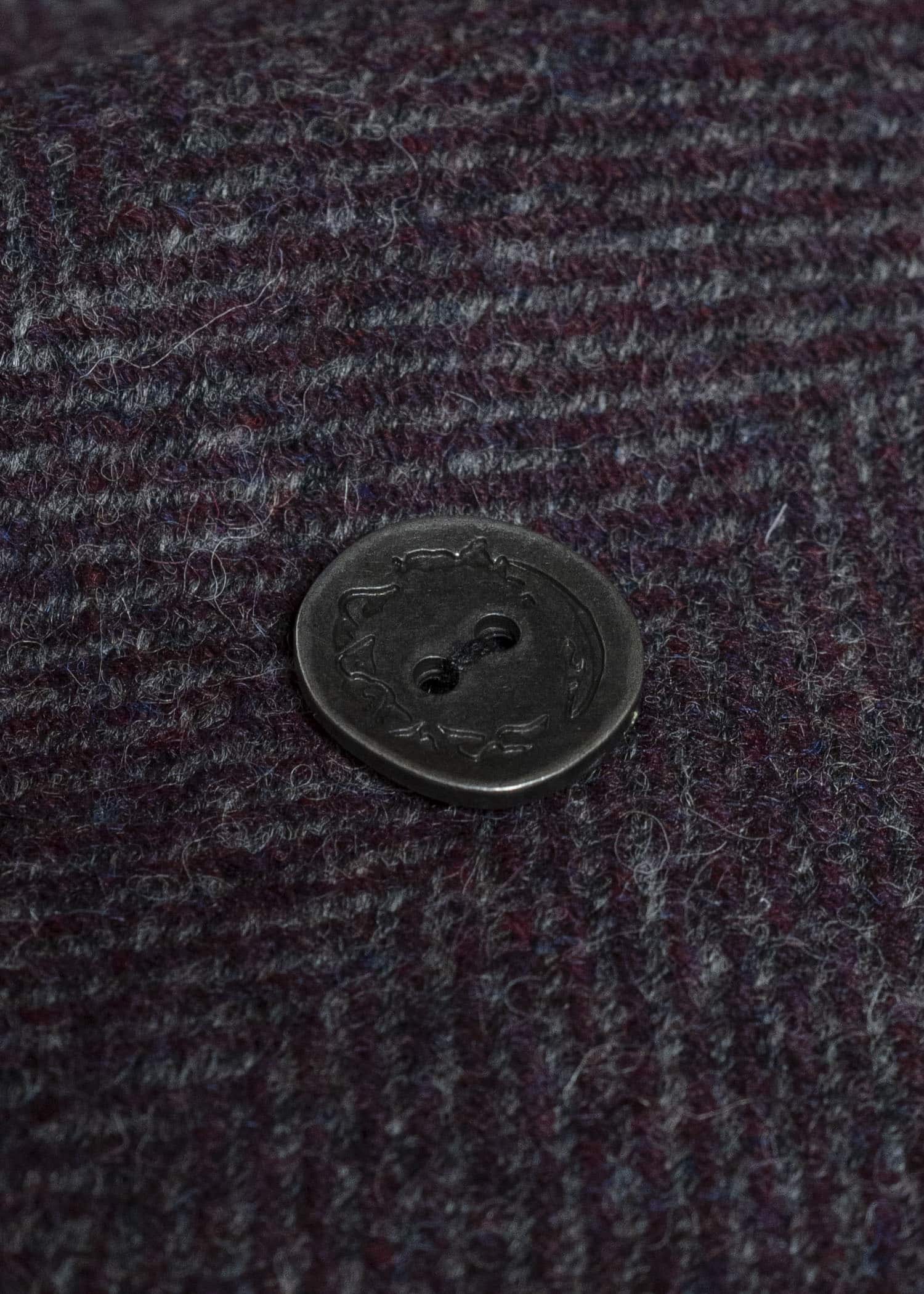 Professor.E WOOL COAT BURGUNDY 25FW-WN-FM-09