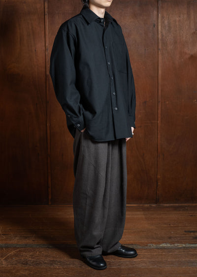 YOKO SAKAMOTO Classic Big Shirt Black YS-24AW-28-Black