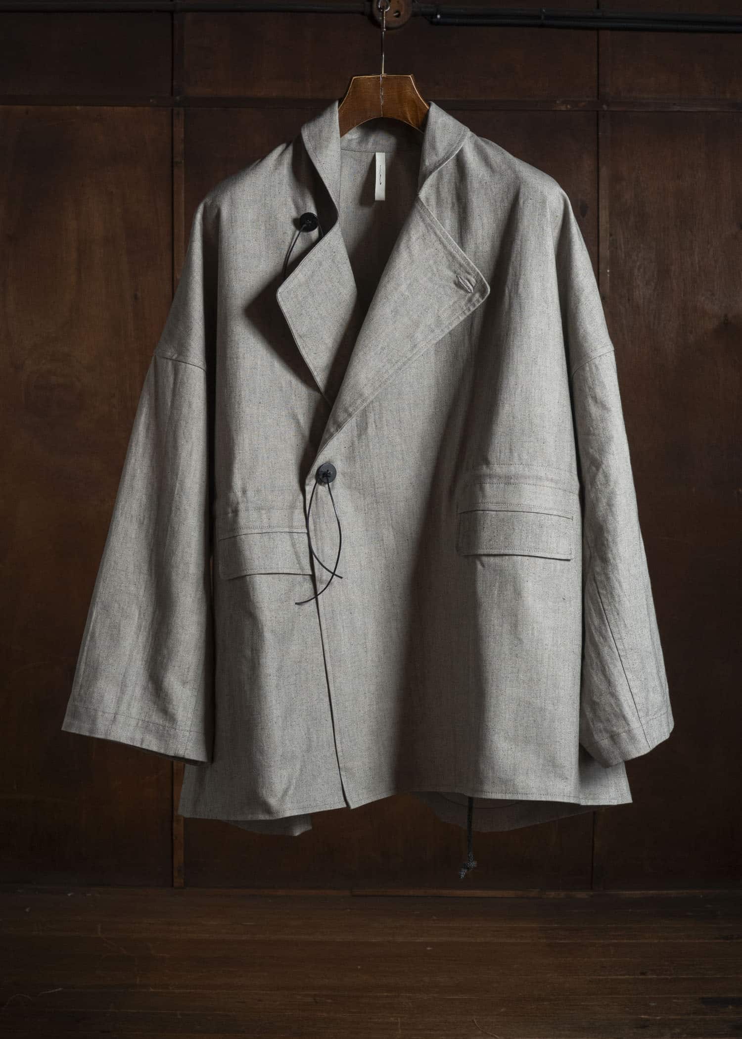 shi shi 26S1J1BE DO CHU-wrap jacket BE
