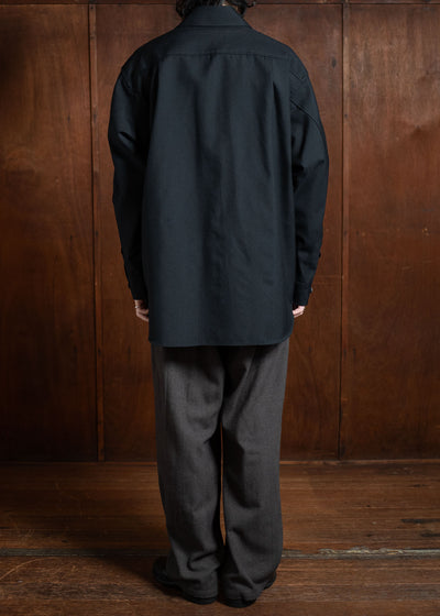 YOKO SAKAMOTO Classic Big Shirt Black YS-24AW-28-Black