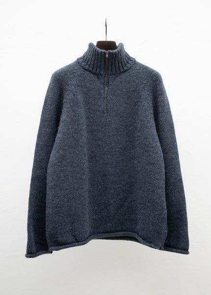 XENIA TELUNTS QUARTER ZIP COSY"" CHARCOAL