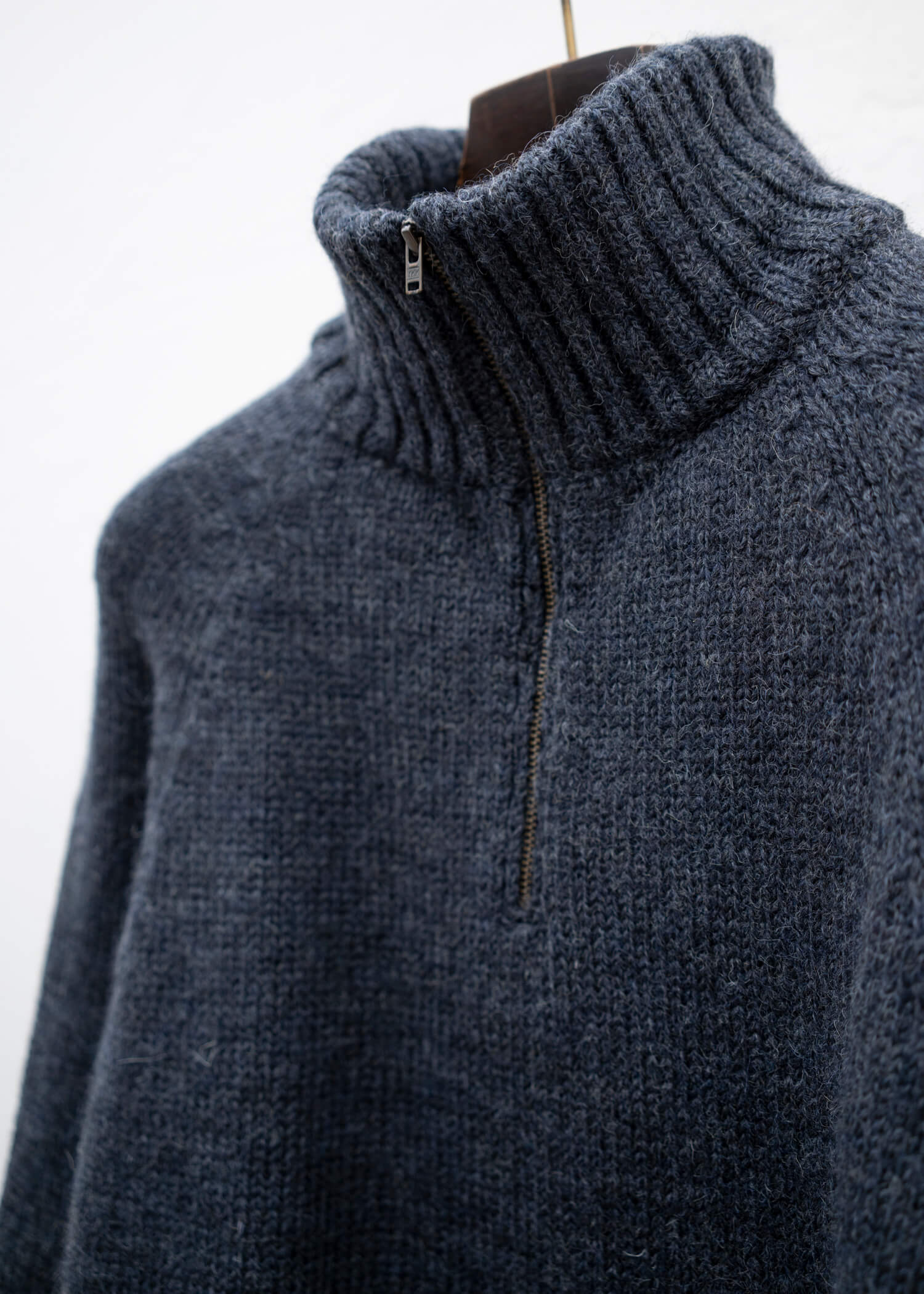 XENIA TELUNTS QUARTER ZIP COSY"" CHARCOAL