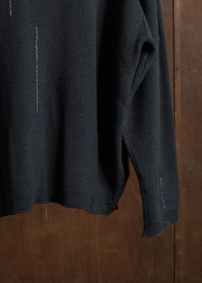 Professor.E AGED POLO BLACK 25FW-PE-KT-03