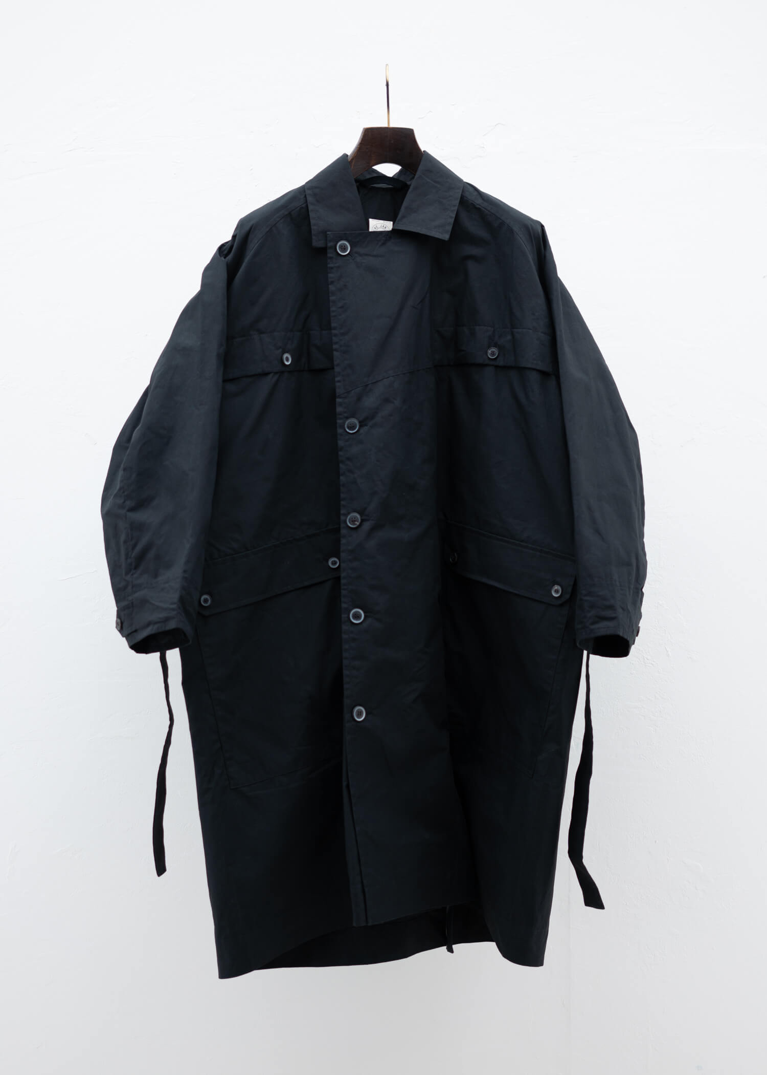 JAN-JAN VAN ESSCHE "COAT#28" OVERSIZED DOUBLEBREASTED TRENCH