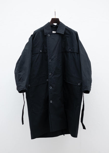 JAN-JAN VAN ESSCHE "COAT#28" OVERSIZED DOUBLEBREASTED TRENCH