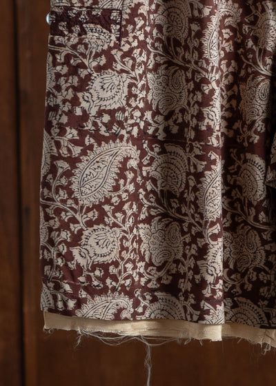 Edwina Horl KURZE HOSE FEINSCHMECKER  deep red - ecru patterned