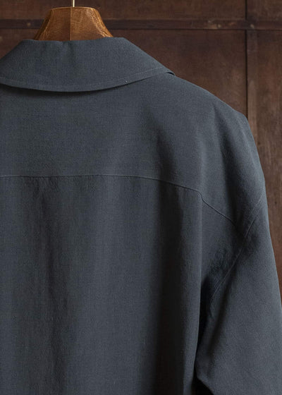 amachi. Three Quarter Sleeve Coat Shirt AY18S-1080 Deep Green Gray