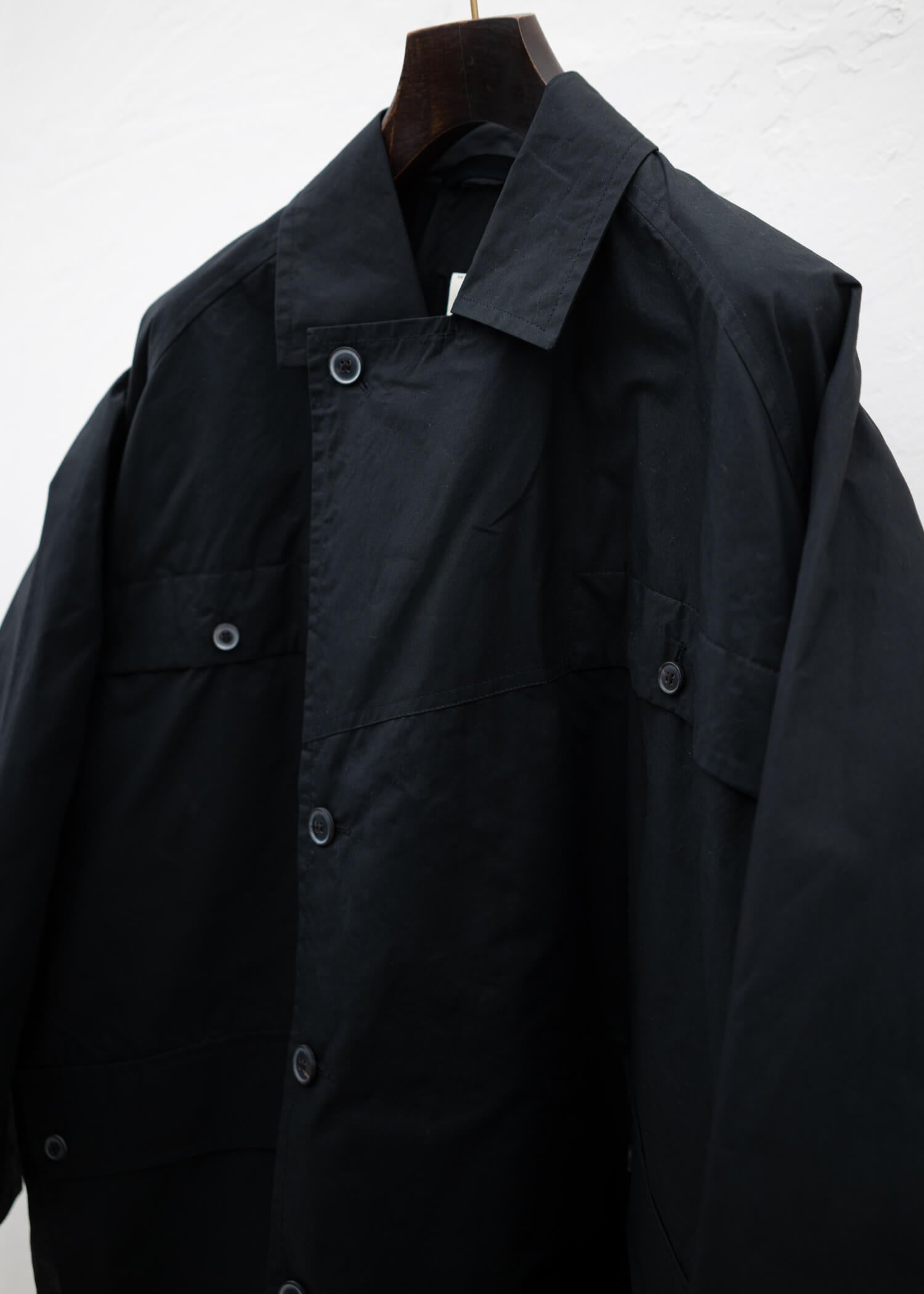 JAN-JAN VAN ESSCHE "COAT#28" OVERSIZED DOUBLEBREASTED TRENCH