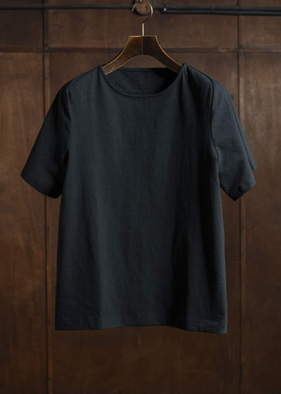 OPPOSE DUALITY Half Sleeve T-shirts OD4005CAS Black